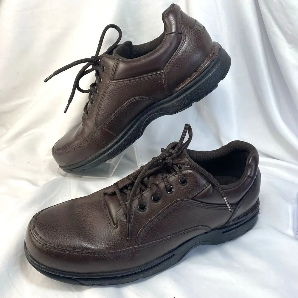 Rockport World Tour Classic Leather Men Size 13 M Brown Walking Shoes K71201